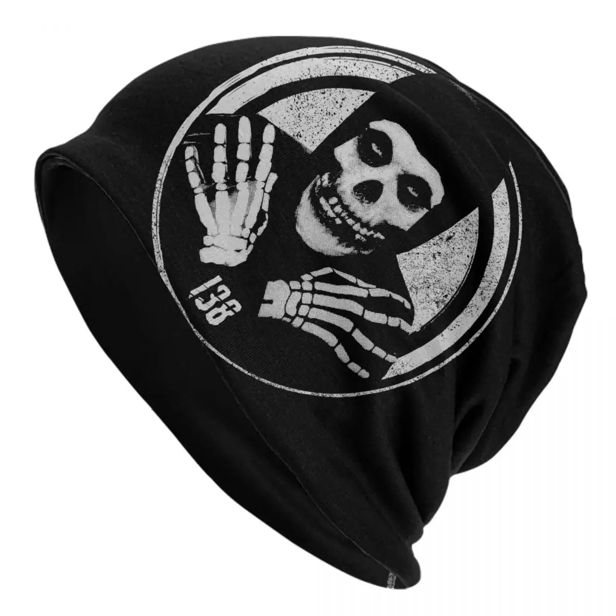 Custom Punk Rock Band Misfits Beanie - Unisex Winter Warm Knit Hat - Premium skull cap from Lizard Vigilante - Just $18.88! Shop now at Lizard Vigilante