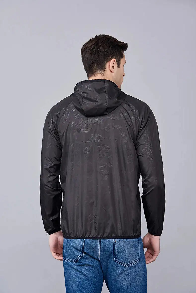 LNGXO Unisex Hiking Jacket Men Women Waterproof Quick Dry Camping Windbreaker Trekking Fishing Rain Coat Outdoor Anti UV Clothes