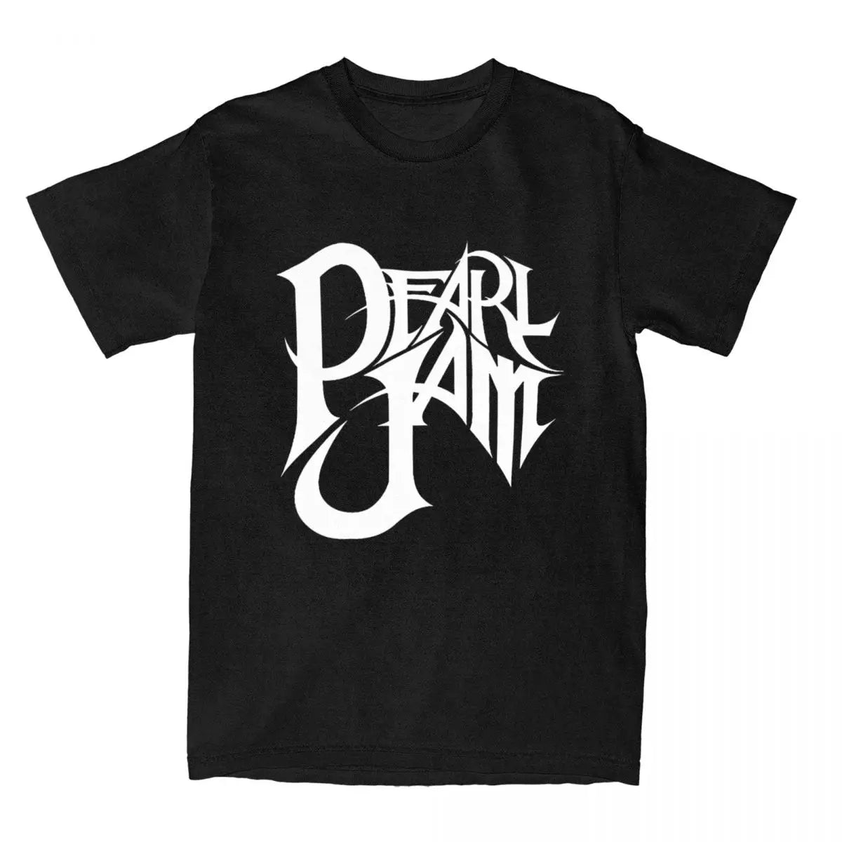 Pearl Jam Graffiti Vibes: Men’s Heavy Metal Harajuku Streetwear Tee – 100% Cotton Rock Band T-Shirt - Premium  from Lizard Vigilante - Just $24.33! Shop now at Lizard Vigilante