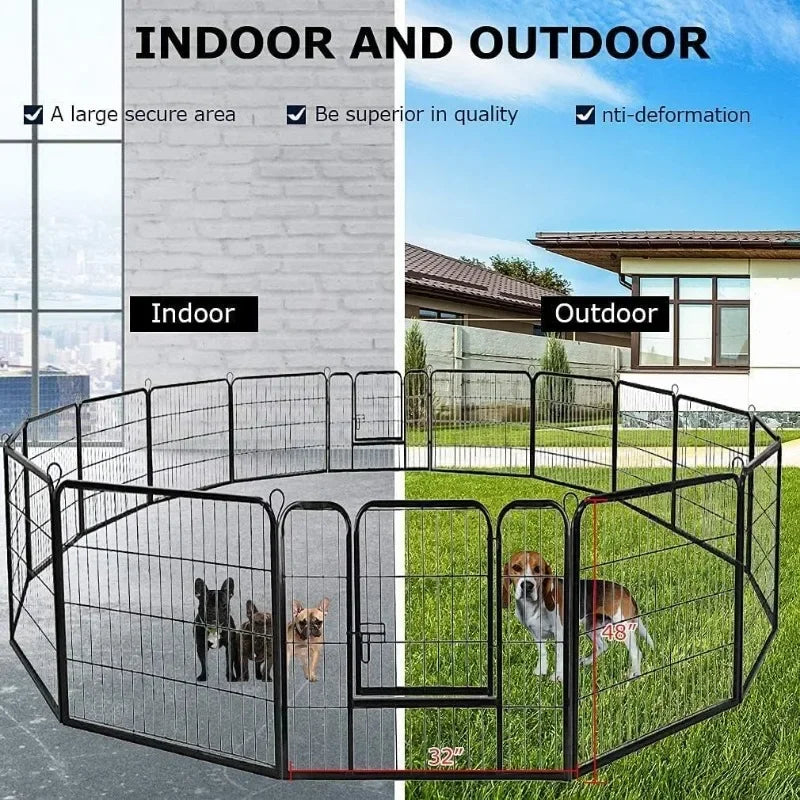 BestPet Dog Playpen: A Safe and Versatile Space for Your Furry Friend - Premium pet playpen from Lizard Vigilante - Just $223.99! Shop now at Lizard Vigilante