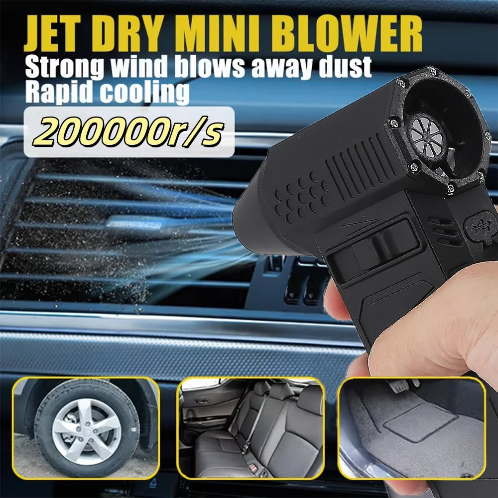 BLACKTORQ 200K RPM Turbo Air Cannon – Pro-Grade Cordless Jet Blower & Dust Cleaner with Infinite-Speed Brushless Drive - Premium air blower from dsers - Just $108.99! Shop now at Lizard Vigilante