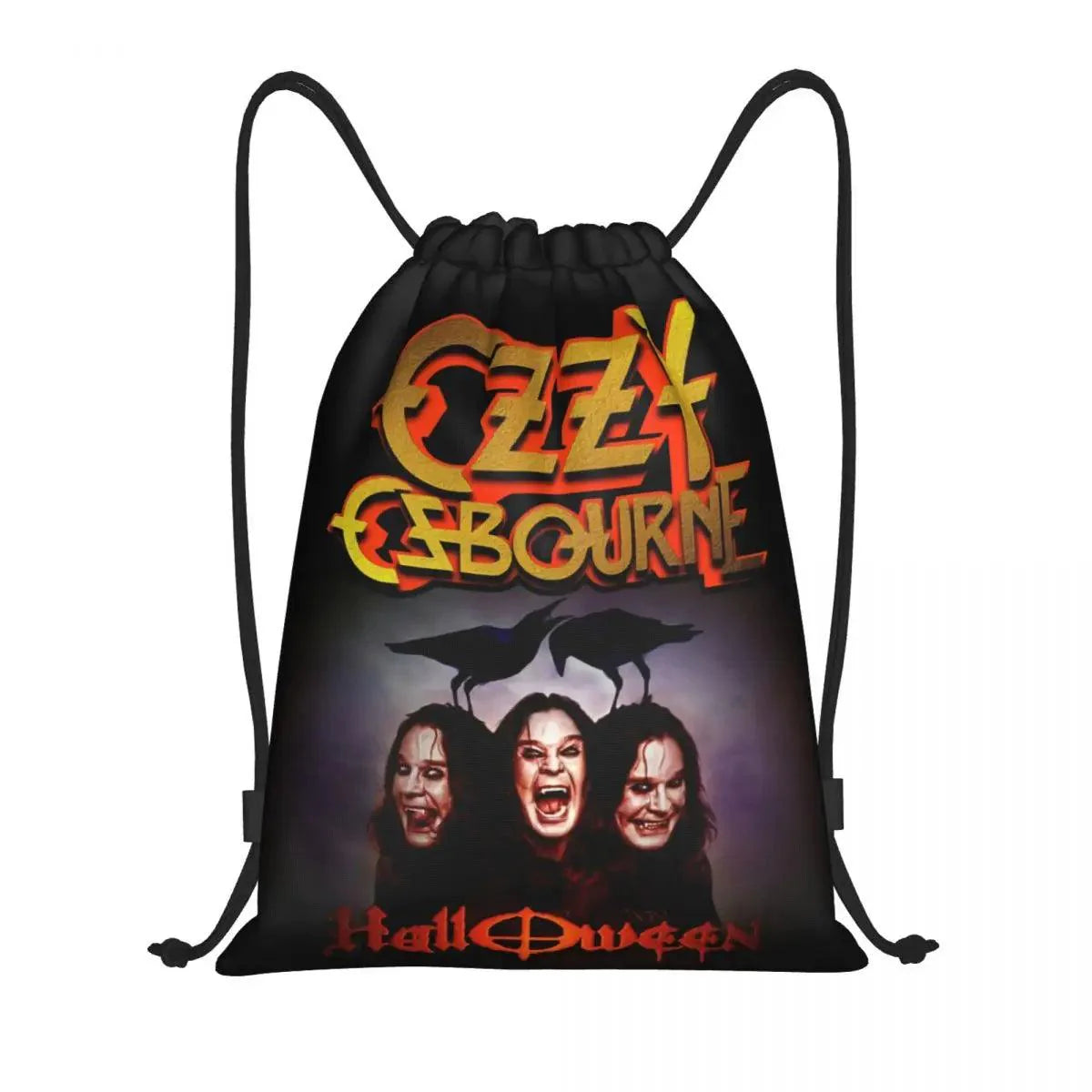 Ozzy Osbourne Drawstring Backpack | Heavy Metal Rock Bag - Premium backpack from Lizard Vigilante - Just $19.89! Shop now at Lizard Vigilante