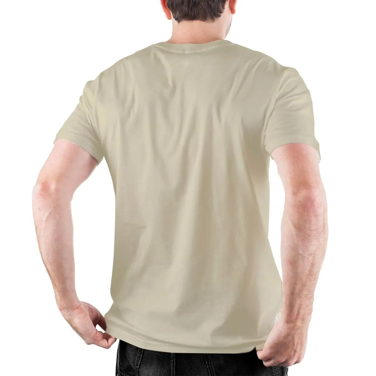 Camel Mirage Band T Shirt Men's Pure Cotton Novelty T-Shirts Crew Neck Tees Short Sleeve Tops 4XL 5XL - Premium  from Lizard Vigilante - Just $18.99! Shop now at Lizard Vigilante