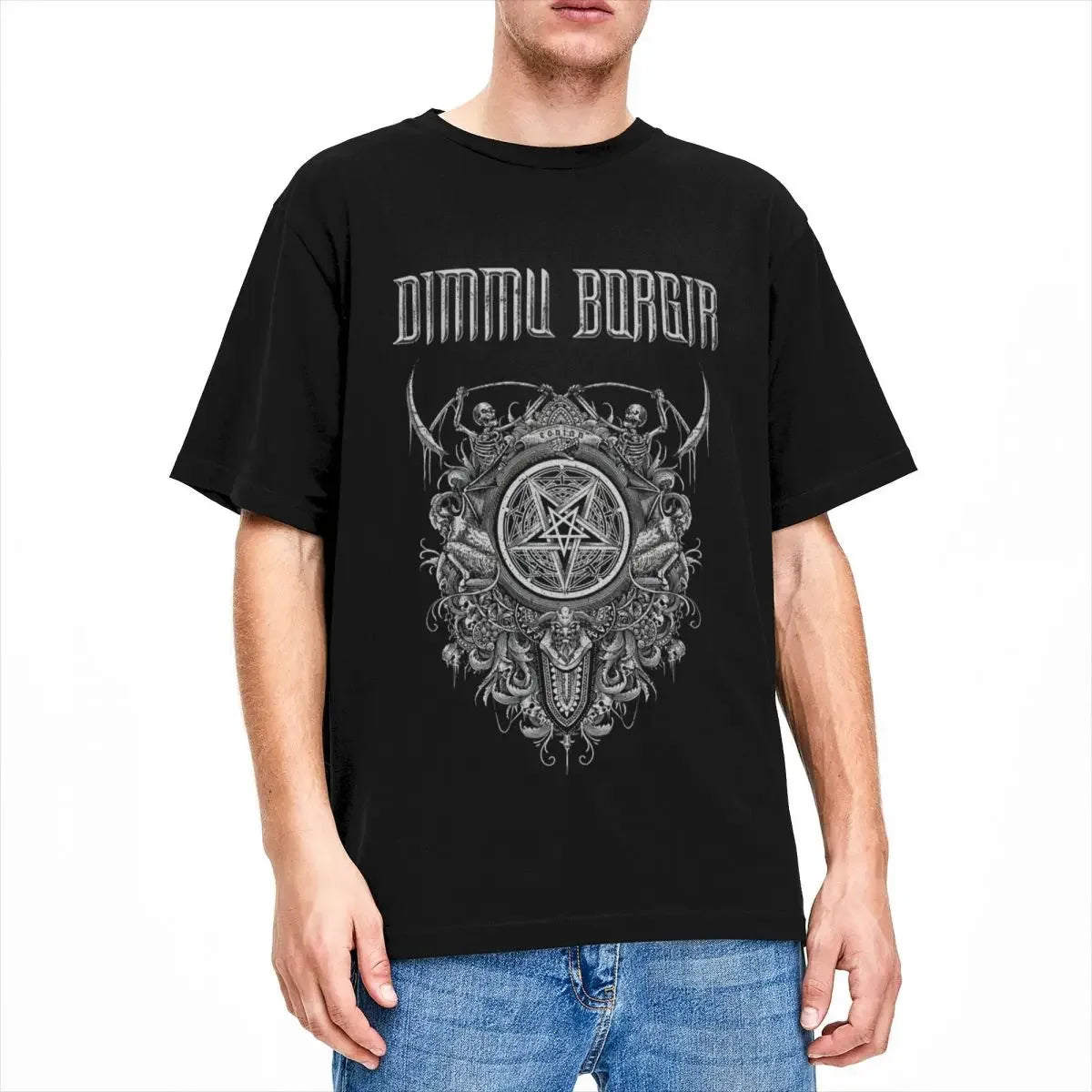 Borgir Eonian Song Dimmu Black Metal T-Shirt - Premium T-Shirt from Lizard Vigilante - Just $23.99! Shop now at Lizard Vigilante