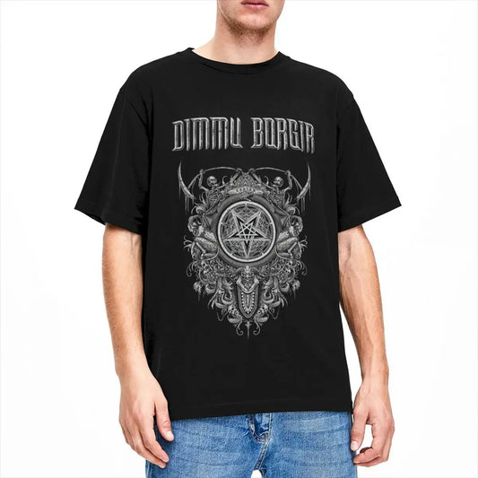 Borgir Eonian Song Dimmu Black Metal T-Shirt - Premium T-Shirt from Lizard Vigilante - Just $23.99! Shop now at Lizard Vigilante