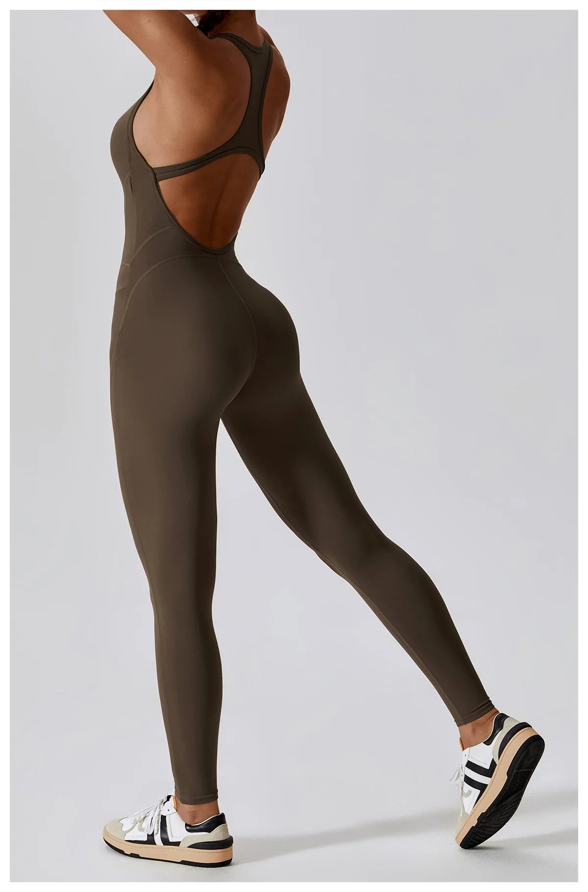 Seamless Yoga Jumpsuit - All-in-One Workout Outfit for Women - Premium bodysuit from Lizard Vigilante - Just $38.88! Shop now at Lizard Vigilante