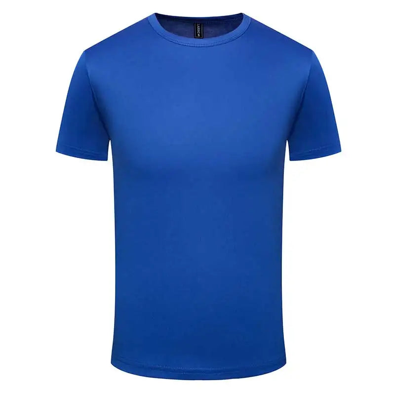 The Ultimate Quick-Dry Round Neck T-Shirt – Large Size Men's & Women's Breathable & Comfy Polyester Tee (Up to 4XL) for Casual Adventures - Premium t-shirt from Lizard Vigilante - Just $23.88! Shop now at Lizard Vigilante