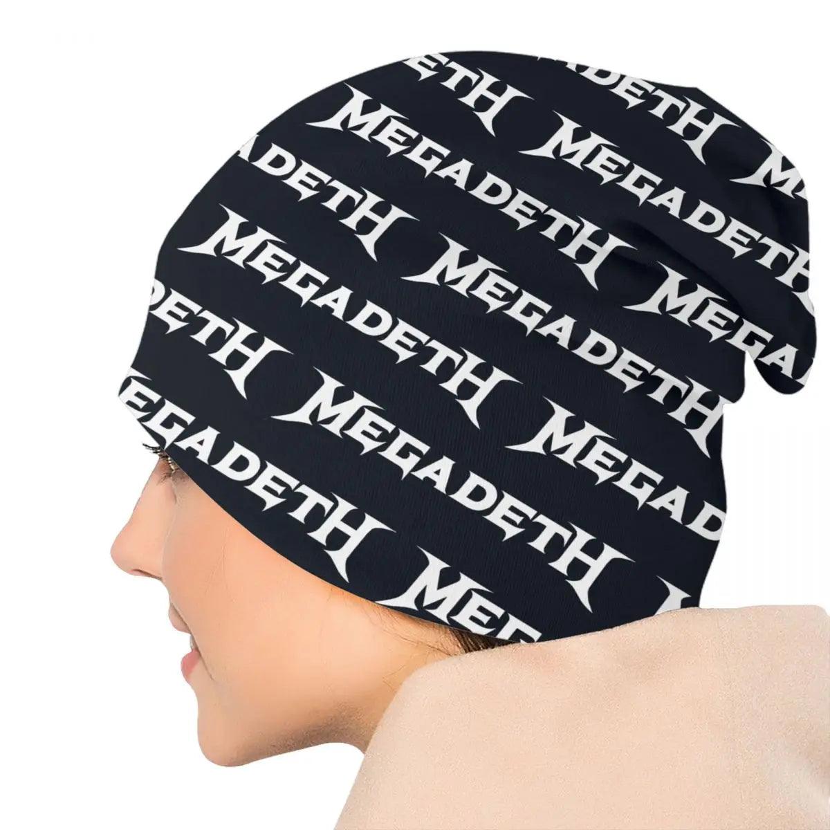 Heavy Metal Rock Megadeths Print Beanie Cap Unisex Winter Warm Bonnet Homme Knit Hats Fashion Ski Skullies Beanies Hats For - Lizard Vigilante