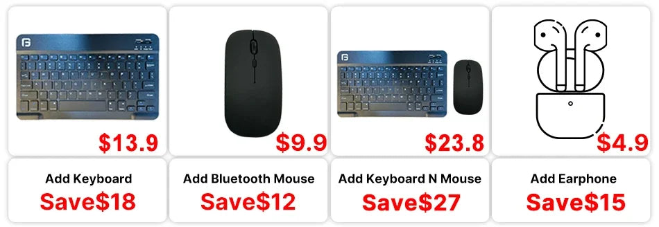 Blackview MEGA 2 Tablets 12 inch 2K Display Widevine L1 24GB(8+16) Android 15 256GB 9000mAh AI Main Camera Pad PC