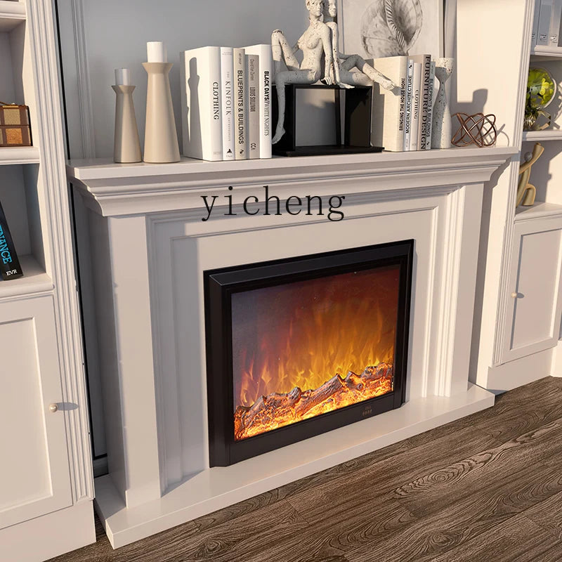 Fireplace Decoration Cabinet | Imitation Marble Heater | Electric Fireplace Core for Household Use | Stylish and Functional Home Decor - Premium fireplace from Lizard Vigilante - Just $1571.99! Shop now at Lizard Vigilante