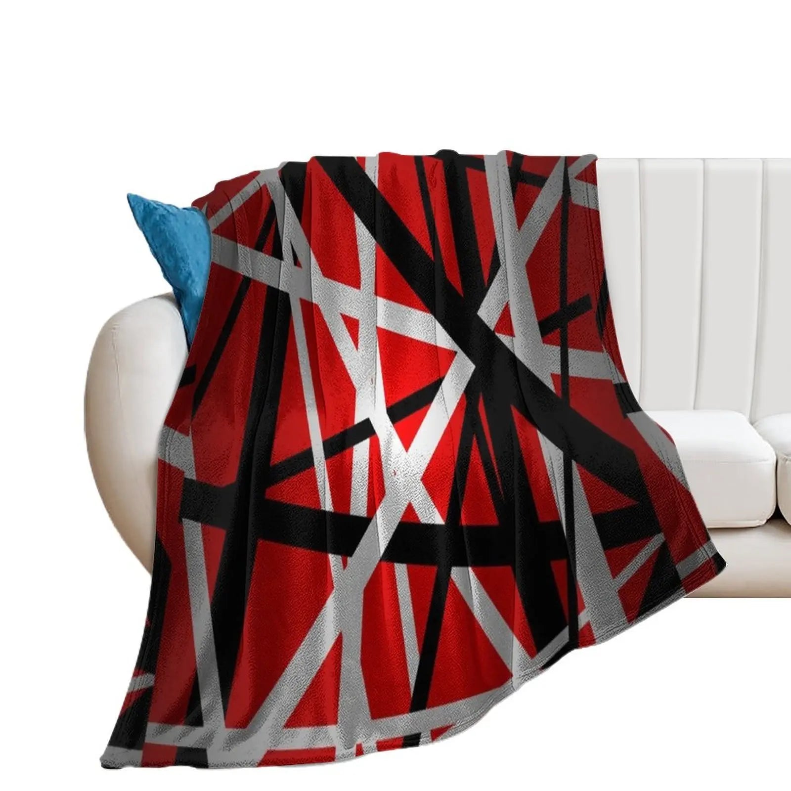 EVH 3D Plush Throw Blanket – 3D Printed Portable Blanket for Home, Travel, and Outdoor Use - Premium blanket from Lizard Vigilante - Just $38.99! Shop now at Lizard Vigilante