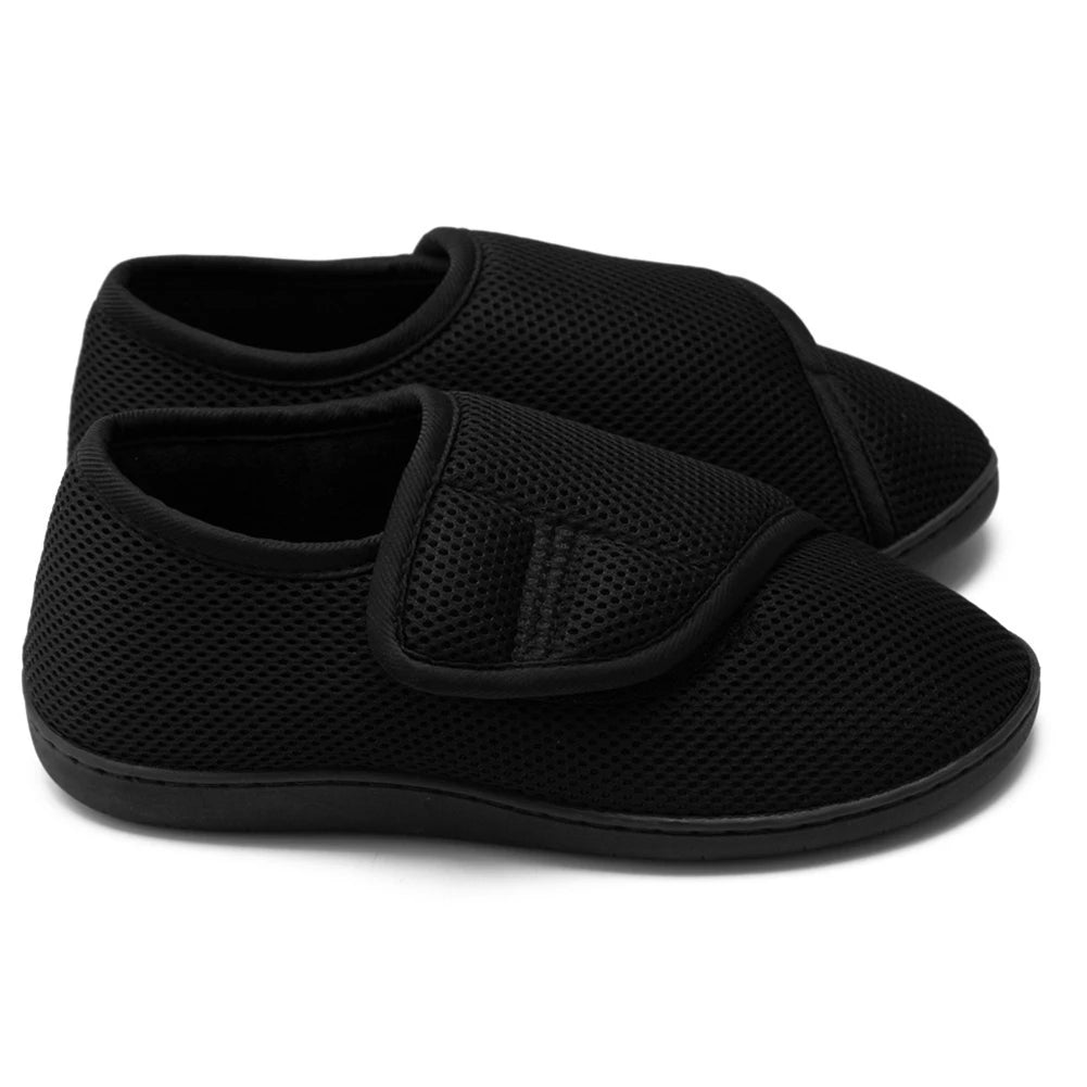Unisex Diabetic Shoes Wide Walking Shoes Plush Lining Slip-On Orthopedic Shoes Hook and Loop Sneakers for Swollen Feet - Premium  from Lizard Vigilante - Just $28.99! Shop now at Lizard Vigilante