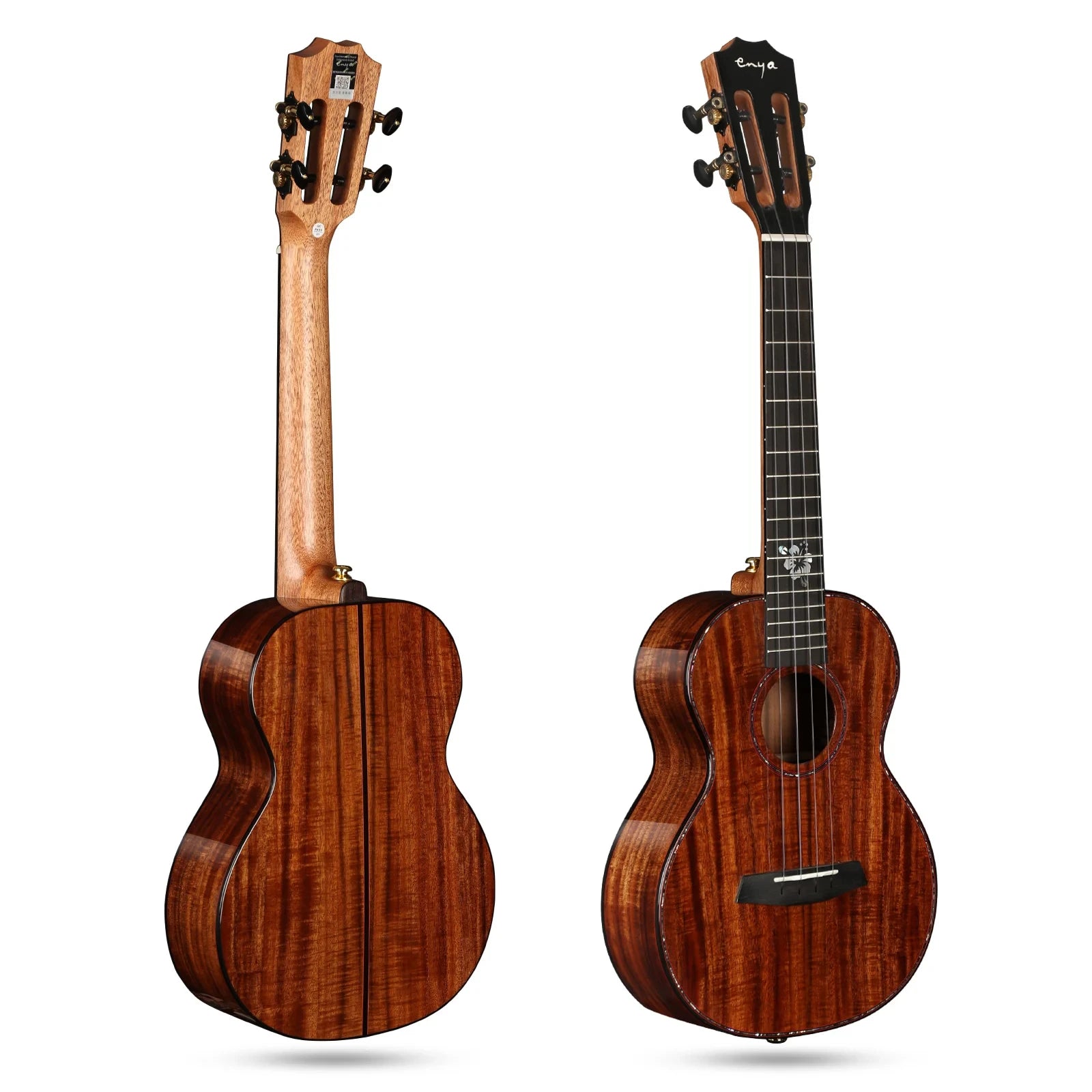 Enya EUC-K5 23 Inch All-Solid Acacia Concert Ukulele - Premium ukelele from Lizard Vigilante - Just $499.99! Shop now at Lizard Vigilante