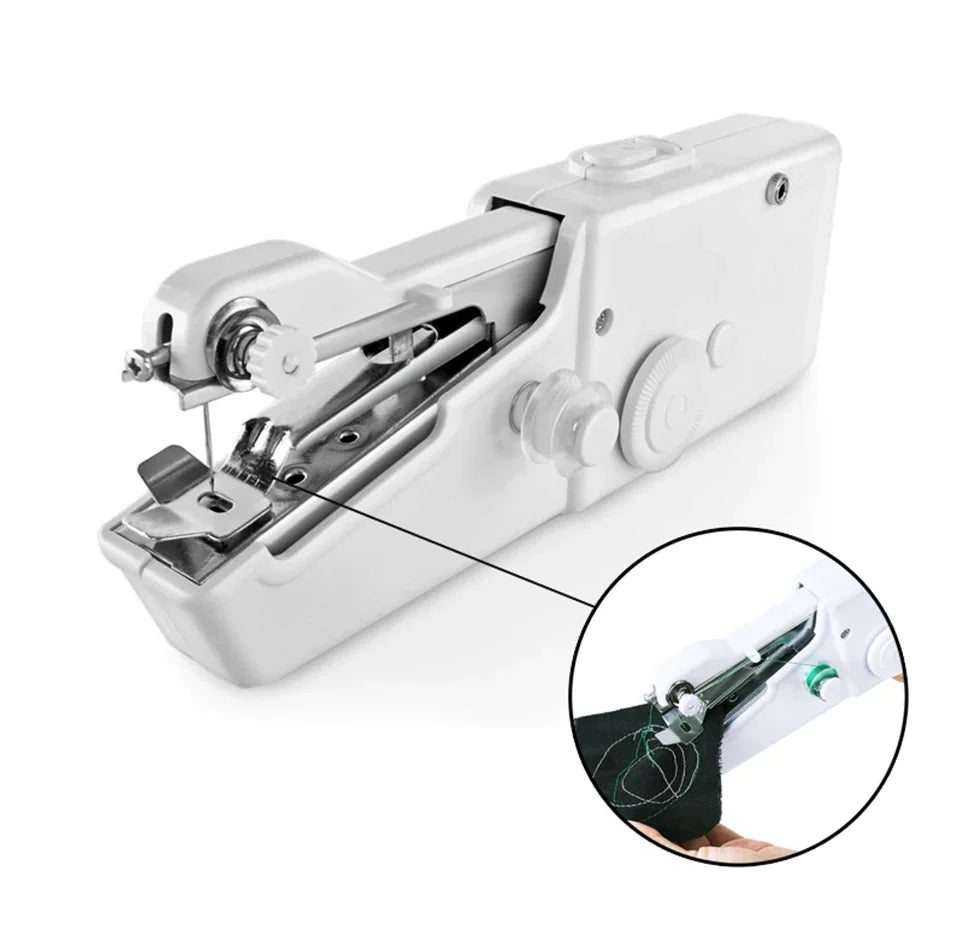 Lizard Vigilante Handheld Mini Sewing Machine – Portable Manual Stitcher for Quick Repairs, Travel & DIY Needlework - Premium sewing machine from dsers - Just $22.22! Shop now at Lizard Vigilante
