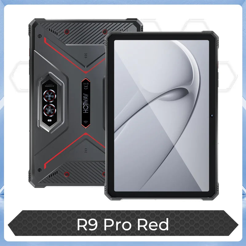 HOTWAV R9 Pro Rugged Tablet 11'' FHD+ 2K Display 20080mAh Massive Battery Pad Android 14 6GB 256GB Camera Global 4G Tablet PC