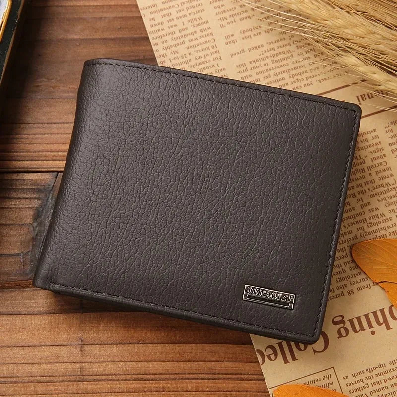 Cowhide Wallet – Genuine Leather Short Wallet For Men