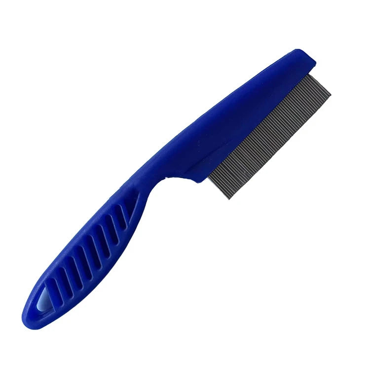 Pet Hair Stainless Steel Flea Comb for Cat Dog Pet Shedding Comb Comfort Cats Flea Hair Grooming Comb Dog Cat Fur Removal Brush - Premium pet comb from Lizard Vigilante - Just $12.99! Shop now at Lizard Vigilante