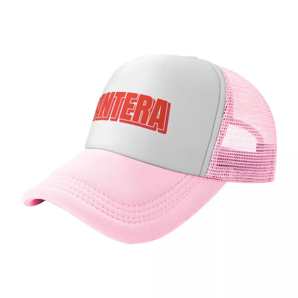 Pantera Rock Music Band Mesh Baseball Cap Men Women Hip-Hop Sun Hat Heavy Metal Hat Breathable Snapback Cap Summer Trucker Hats - Lizard Vigilante