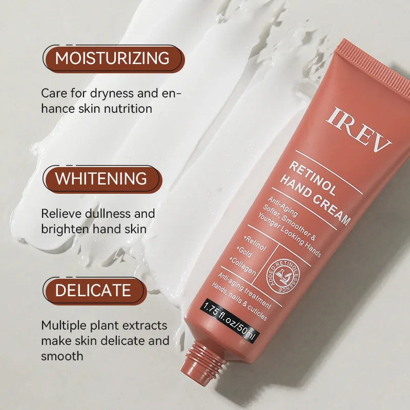 Irev Vitamin A Hand Cream for Women; Small Bottle; Moisturizing and Nourishing; Prevents Dryness and Cracks in Winter; Notasy
