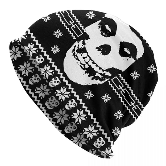 Custom Punk Rock Band Misfits Beanie - Unisex Winter Warm Knit Hat - Premium skull cap from Lizard Vigilante - Just $18.88! Shop now at Lizard Vigilante