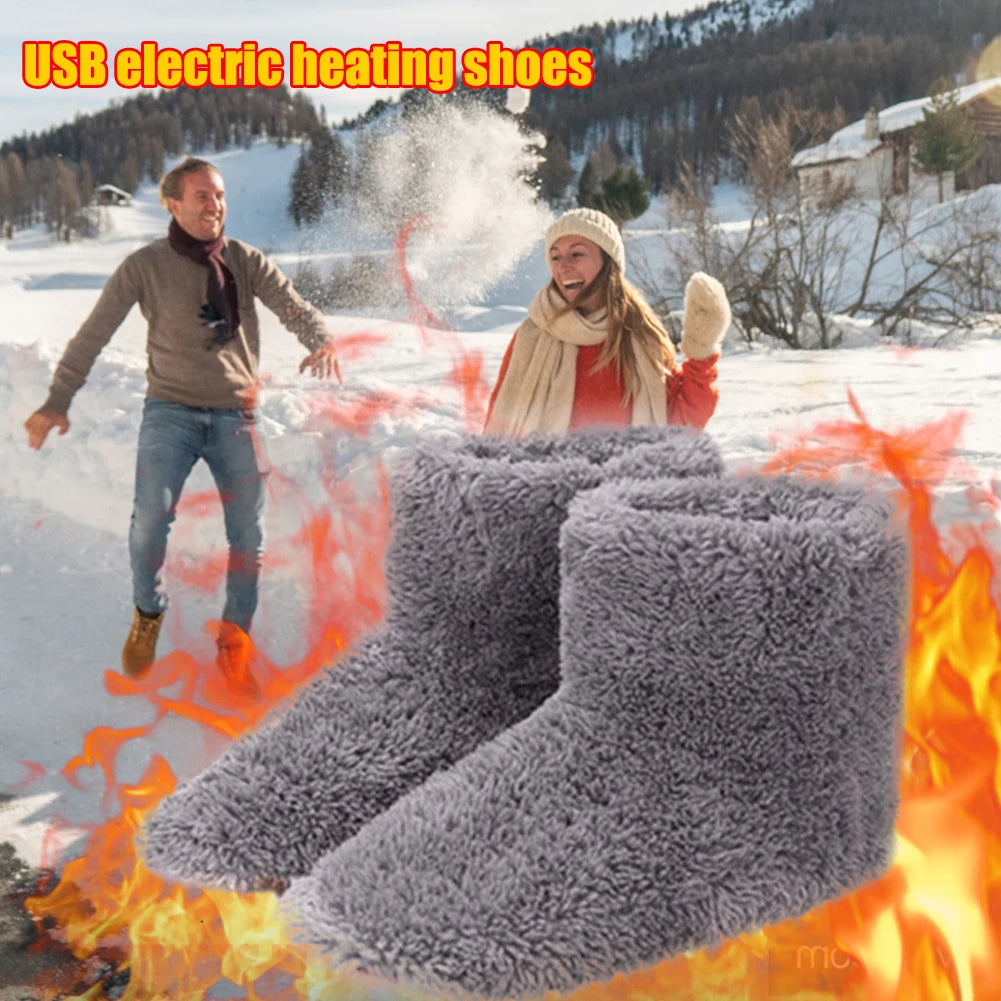 USB Heated Winter Boots | Warm, Comfortable, and Stylish - Premium heated boots from Lizard Vigilante - Just $32.88! Shop now at Lizard Vigilante