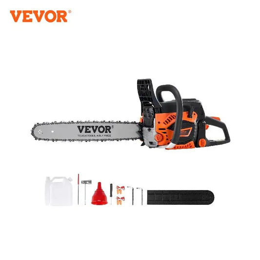 VEVOR Gas Chainsaw 52CC 18" 2.55HP Handheld Cordless Petrol Chainsaws for Tree Wood Branch Farm Garden Ranch Forest Cutting Use - Premium  from Lizard Vigilante - Just $125.99! Shop now at Lizard Vigilante