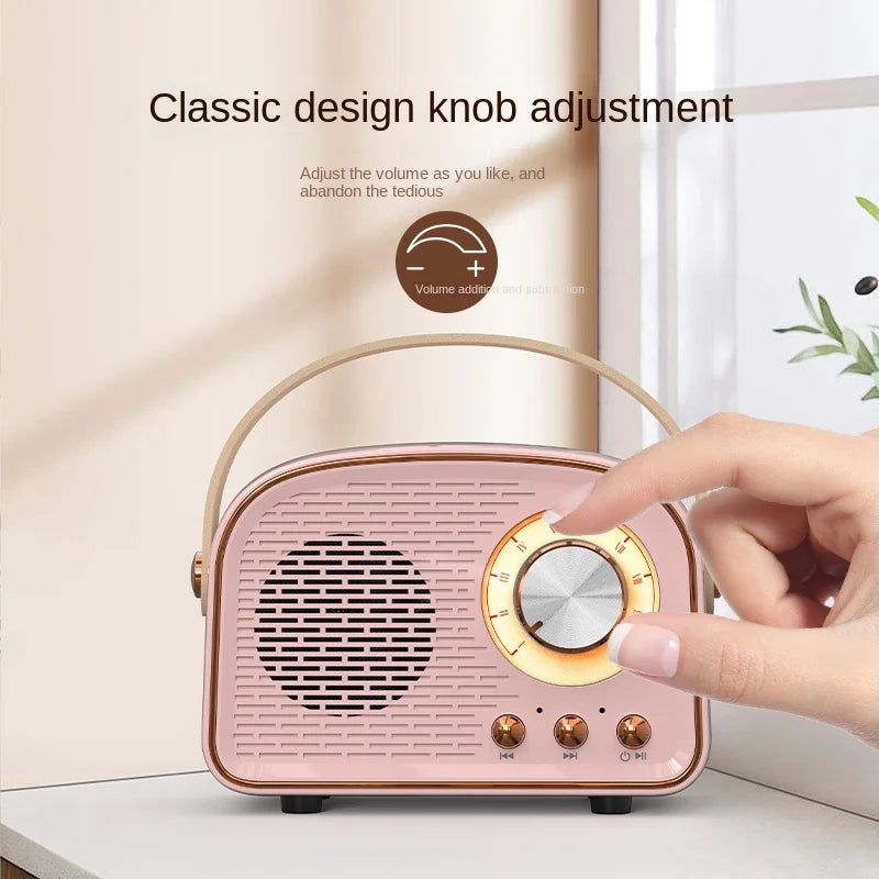 Retro Mini Bluetooth Speaker DW21 Classical Music Player Sound Stereo Subwoofer Portable Decoration Speakers Home Music Player - Premium bluetooth speaker from Lizard Vigilante - Just $23.99! Shop now at Lizard Vigilante