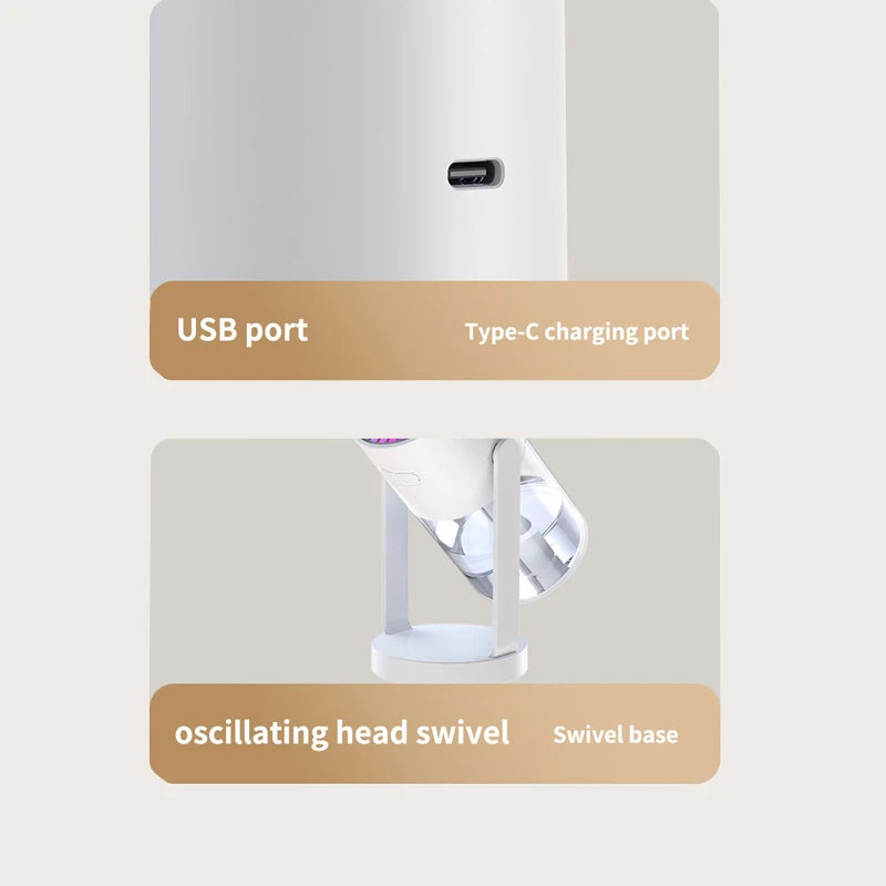 “Night Raider” Starry Sky Portable Humidifier – Ultimate USB Fog & Aromatherapy Projector for Rebels and Rockstars - Premium Humidifier from dsers - Just $34.77! Shop now at Lizard Vigilante