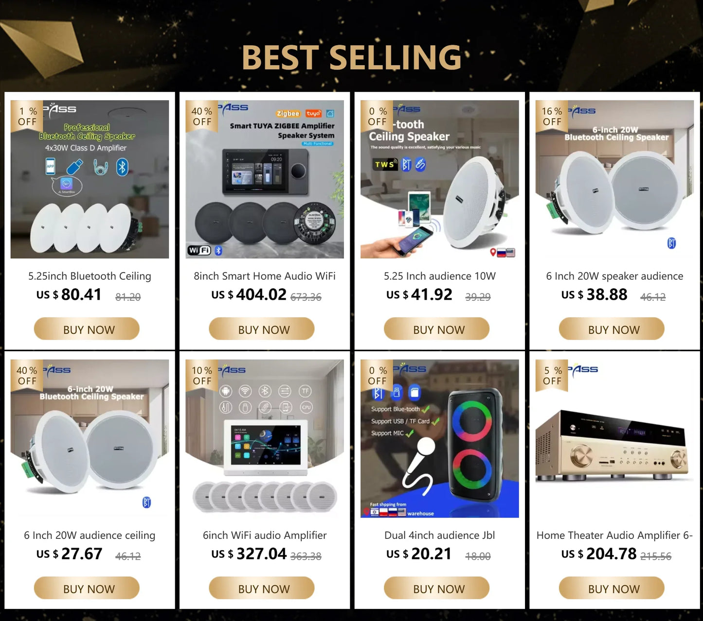 Wireless LargeSpeaker Portable Big PowerStereo soundbar SubwooferHeavy Bass Speakers Sound BoxMic FM Radio Bluetooth-compatible