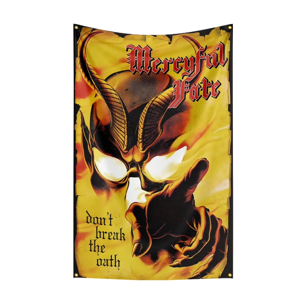 Mercyful Fate Heavy Rock Band Flag – 3x5 Ft Polyester Wall Art and Outdoor Tapestry - Premium flag from Lizard Vigilante - Just $15.99! Shop now at Lizard Vigilante