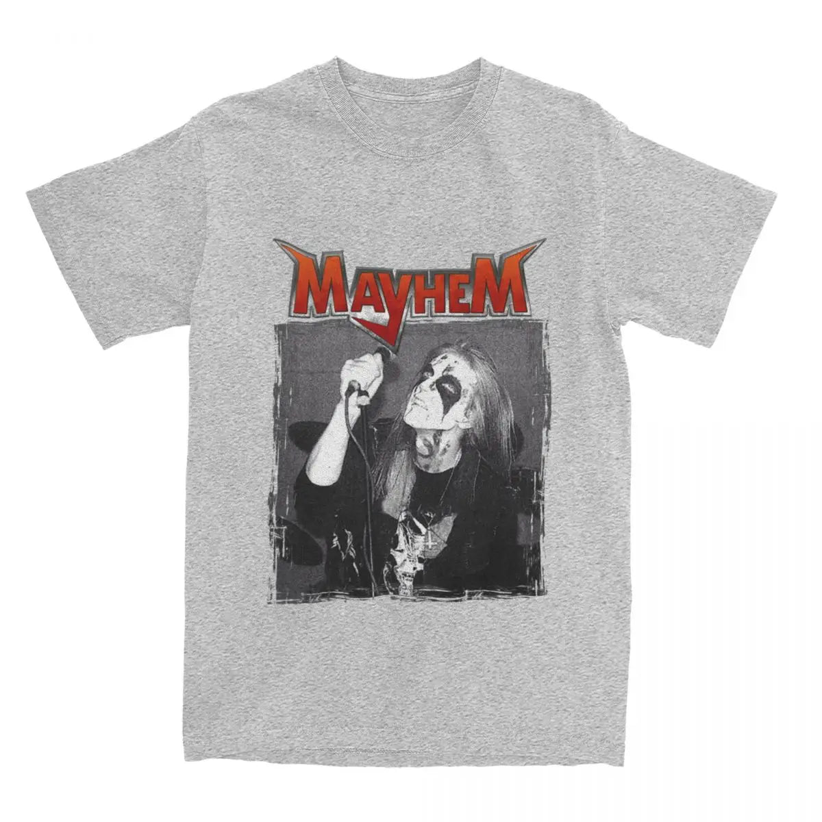 Black Metal Mayhem Dead T-Shirts for Men Women Crew Neck Cotton Short Sleeve Tee Shirt Gift Idea Clothing - Premium t-shirt from Lizard Vigilante - Just $24.99! Shop now at Lizard Vigilante