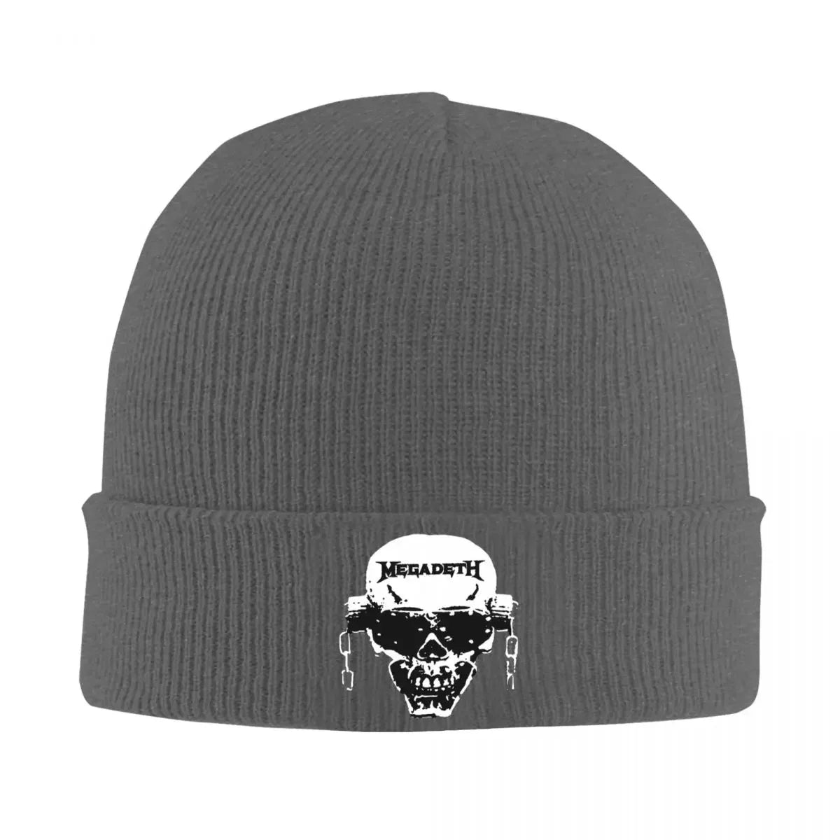 Megadeth Rock Metal Knit Beanie – Unisex Acrylic Winter Hat, Warm and Stylish Hip Hop Cap - Premium beanie from Lizard Vigilante - Just $22.88! Shop now at Lizard Vigilante