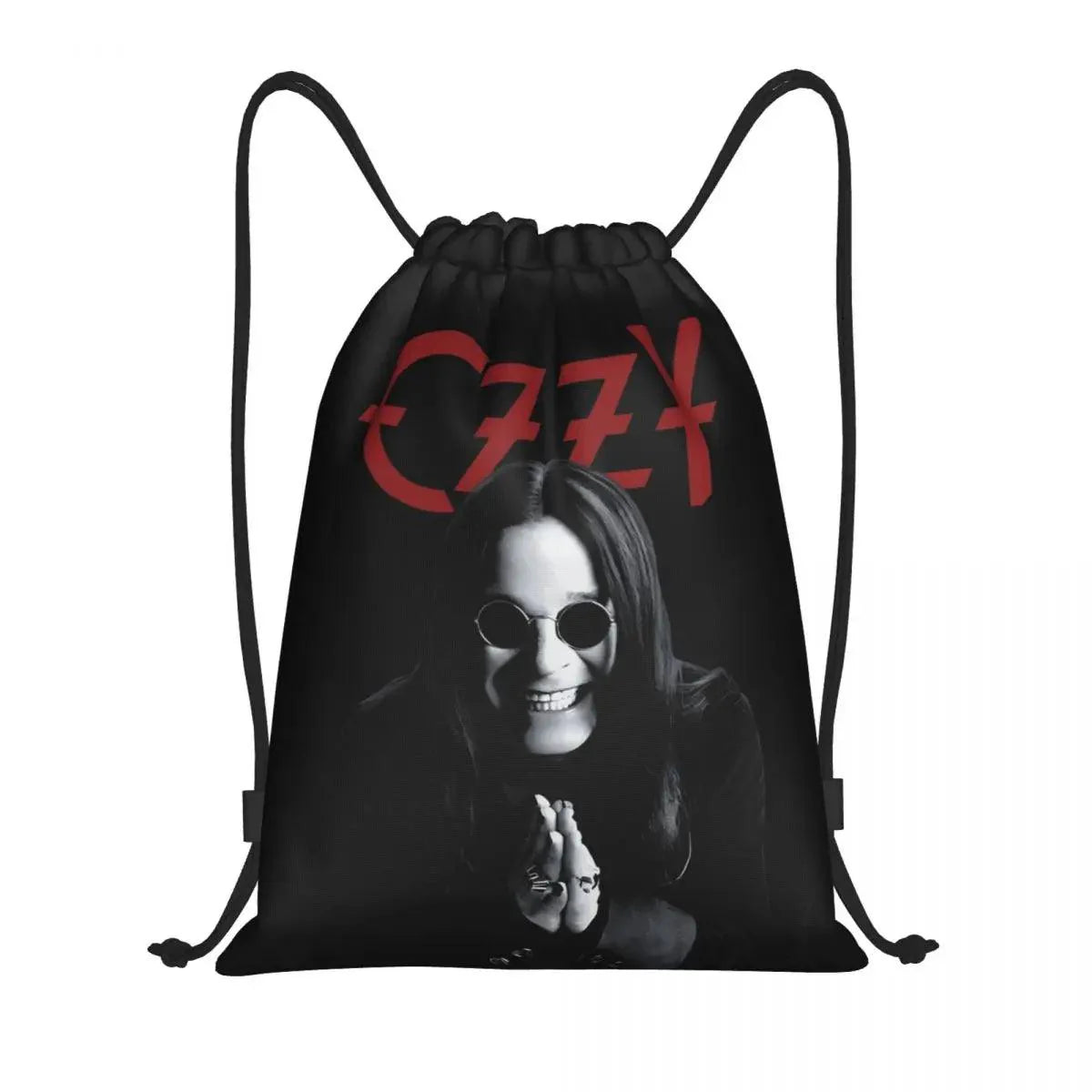 Ozzy Osbourne Drawstring Backpack | Heavy Metal Rock Bag - Premium backpack from Lizard Vigilante - Just $19.89! Shop now at Lizard Vigilante