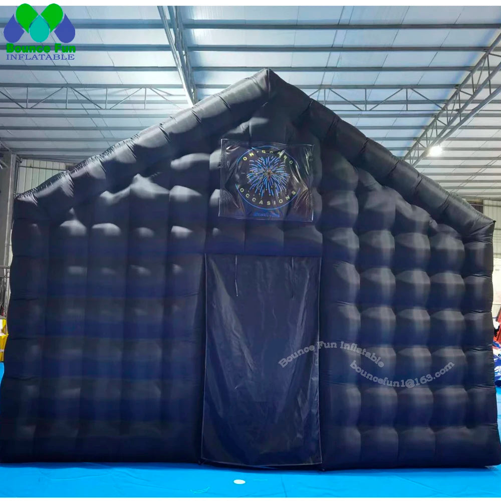 Commercial Black Portable Inflatable Nightclub Tent Cube – VIP Lounge, Wedding Marquee, Disco Tent for Parties and Events - Premium cube tent from Lizard Vigilante - Just $1931.99! Shop now at Lizard Vigilante