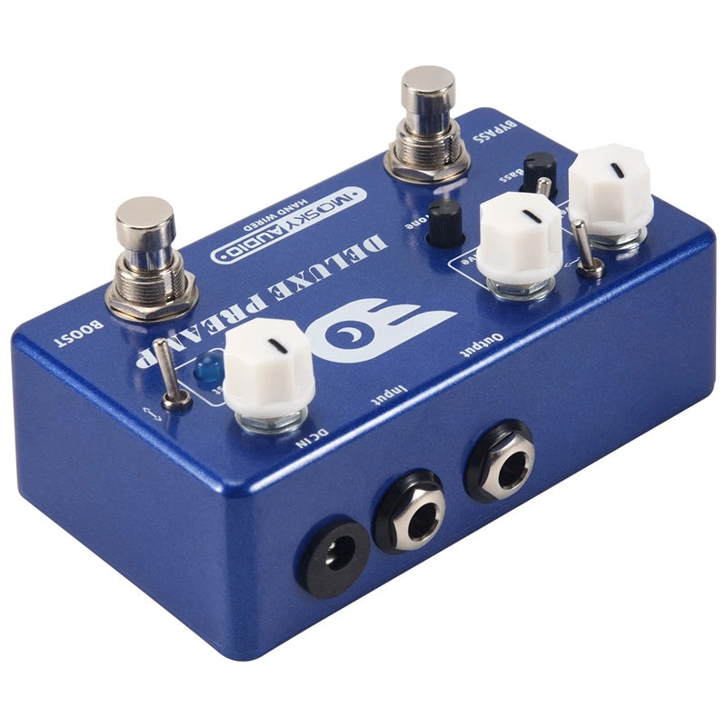 Mosky Deluxe Preamp Guitar Effect Pedal – 2-in-1 Boost & Classic Overdrive with True Bypass – Compact, Durable Metal Shell for Guitarists - Premium guitar pedal from Lizard Vigilante - Just $54.99! Shop now at Lizard Vigilante