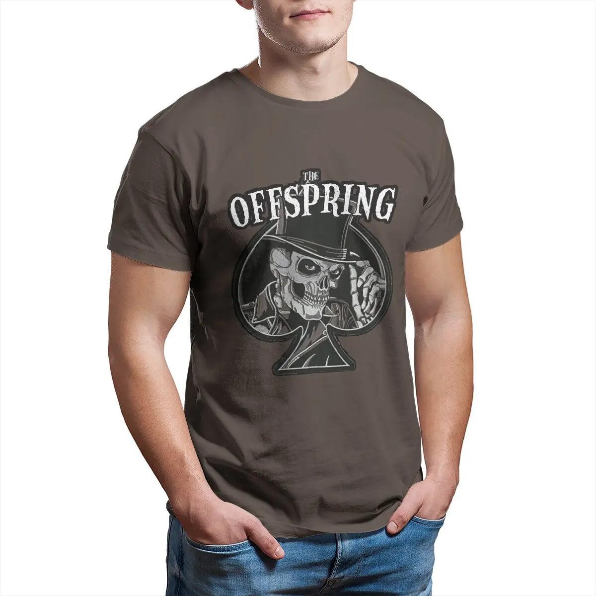 the offspring AS Men's T Shirt The Offspring Cool Tees Short Sleeve O Neck T-Shirts 100% Cotton Birthday Present Tops - Lizard Vigilante