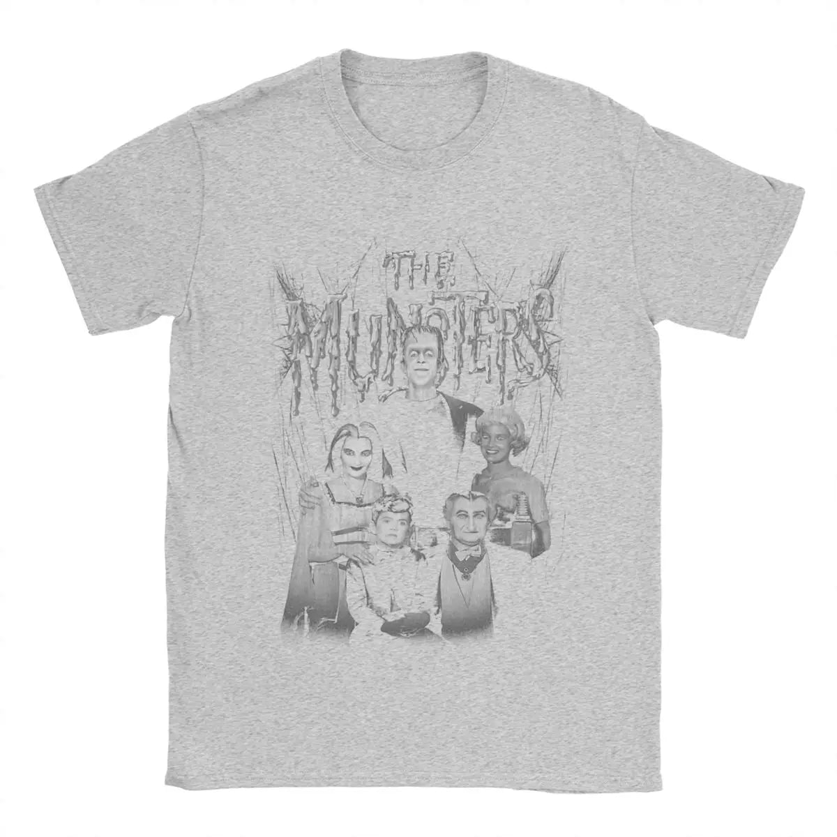 Munsters Family Portrait Men’s T-Shirt – Retro Gothic Humor in Iconic Cotton Comfort - Premium t-shirt from Lizard Vigilante - Just $23.99! Shop now at Lizard Vigilante