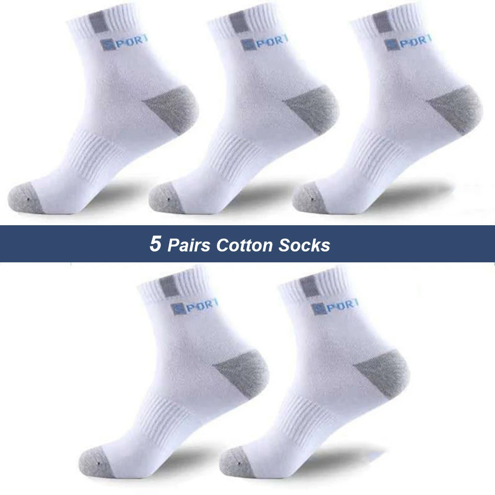 5-Pair Comfort Sock Set - Breathable, Odor-Resistant, and Stylish - Premium socks from Lizard Vigilante - Just $18.88! Shop now at Lizard Vigilante