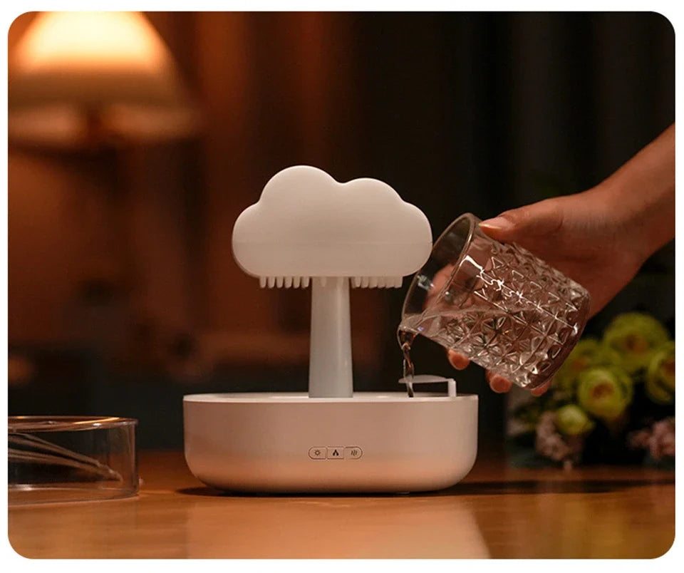 Mi Mushroom Air Humidifier Wireless Fragrance Diffuser Bedroom Essential Oils Diffuser Rain Cloud Night Light Home Appliance