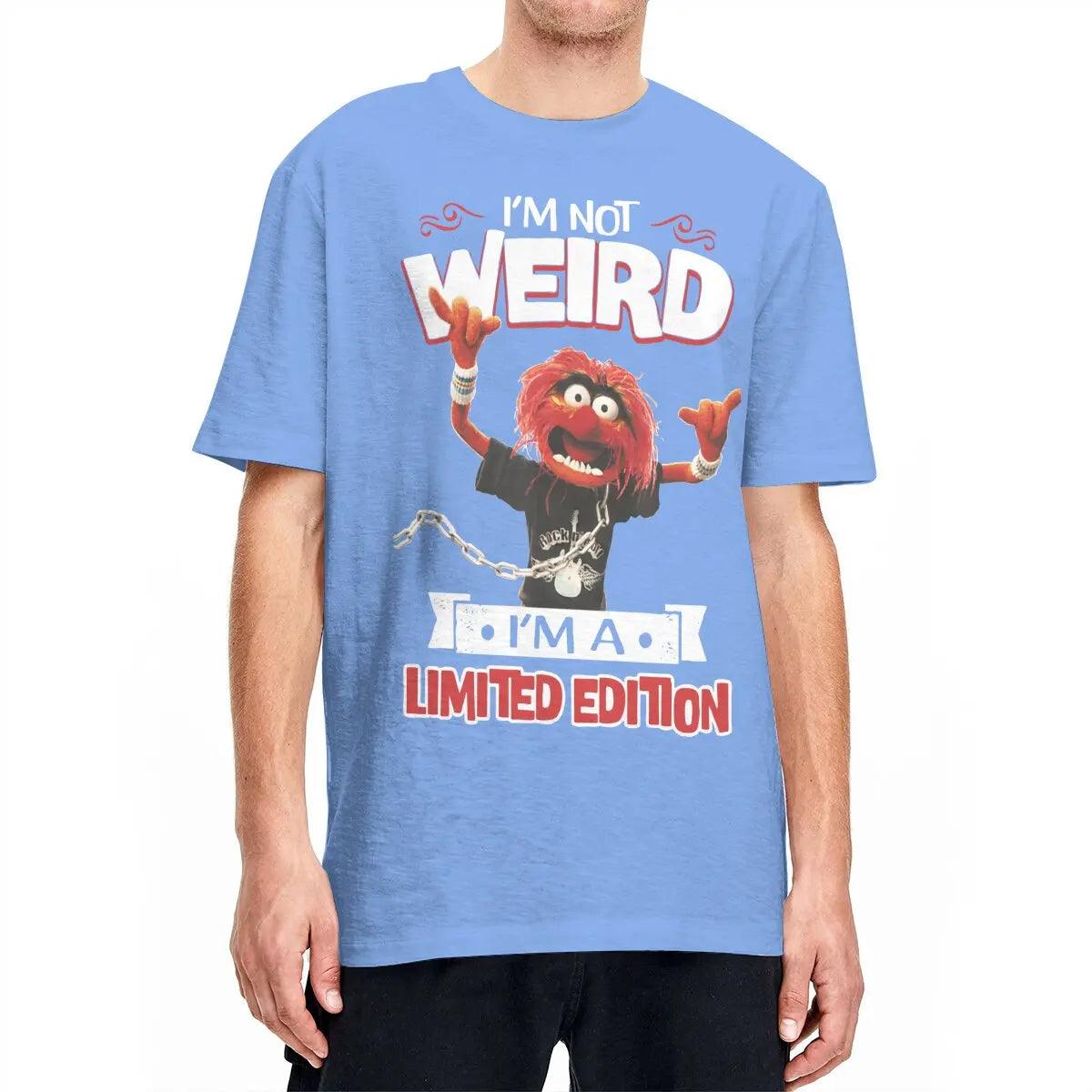 Tee Shirt Muppet Show Animal Rock I'm Not Weird I'm A Limited Edition T Shirts Cotton Hipster T-Shirt Big Size Clothing - Lizard Vigilante