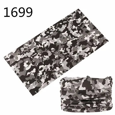 Camouflage Seamless Magic Bandana Buffs Neck Gaiter Paisley Headband Cycling Fishing Tube Face Shield Men Women Scarf Mask Cap - Premium neck gaiter from Lizard Vigilante - Just $5.99! Shop now at Lizard Vigilante