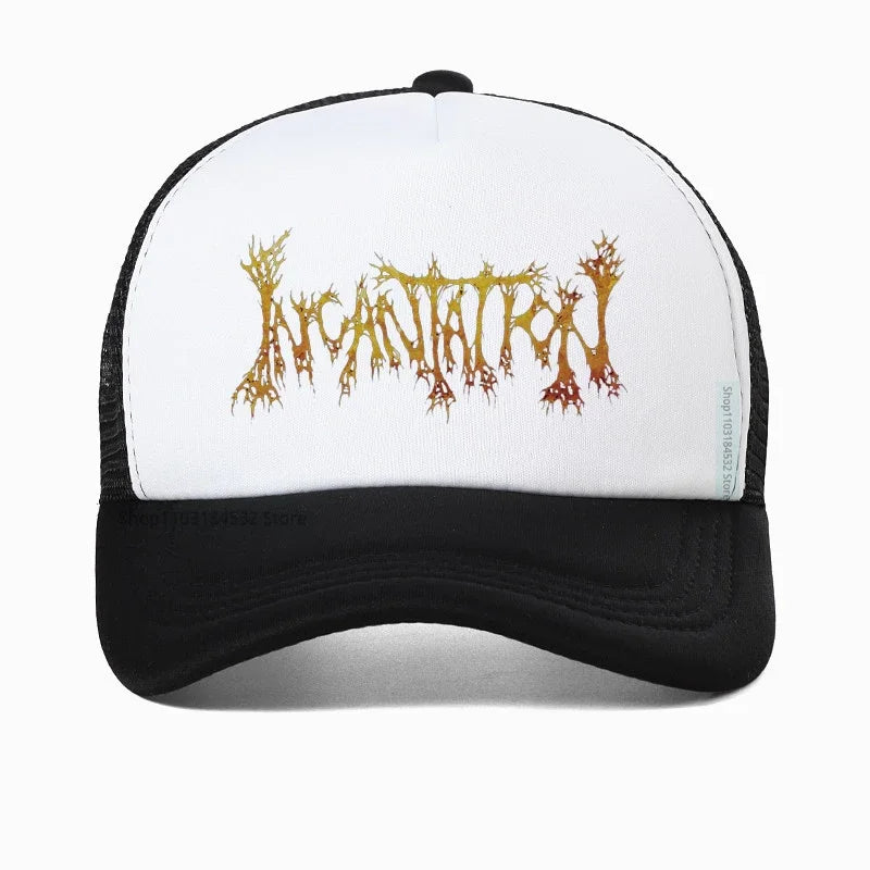 Incantation Death Metal Immolation Mayhem Watain Blood Baseball Cap - Unisex Metal Band Snapback Hat, Adjustable Rock Hat for Men & Women - Premium Hats from Lizard Vigilante - Just $23.88! Shop now at Lizard Vigilante