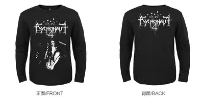 Psychonaut4 Tshirt Black Metal Band T-Shirt Mens Fun Pattern Print Cotton T Shirt Harajuku Streetwear Tee Tops Clothing Unisex - Premium T-Shirt from Lizard Vigilante - Just $23.99! Shop now at Lizard Vigilante