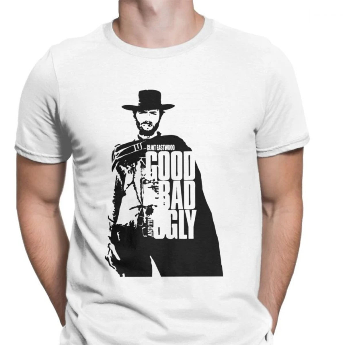 The Good The Bad And The Ugly Tee Shirt Big Size Clothing Novelty Clint Eastwood Tee Shirts Men Cotton T-Shirts - Premium tshirt from Lizard Vigilante - Just $22.49! Shop now at Lizard Vigilante