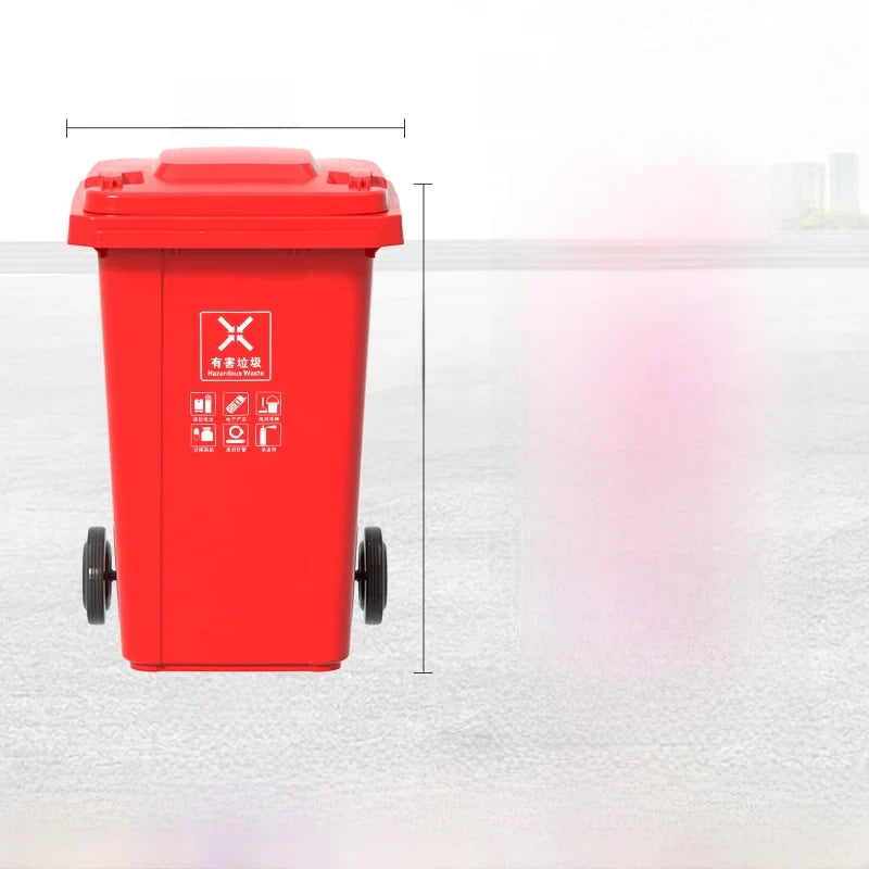 Large Capaci Outdoor Kitchen Waste Bin 240L with Wheels for ering Commercial Use Big Size Tra Can Recycling Bin