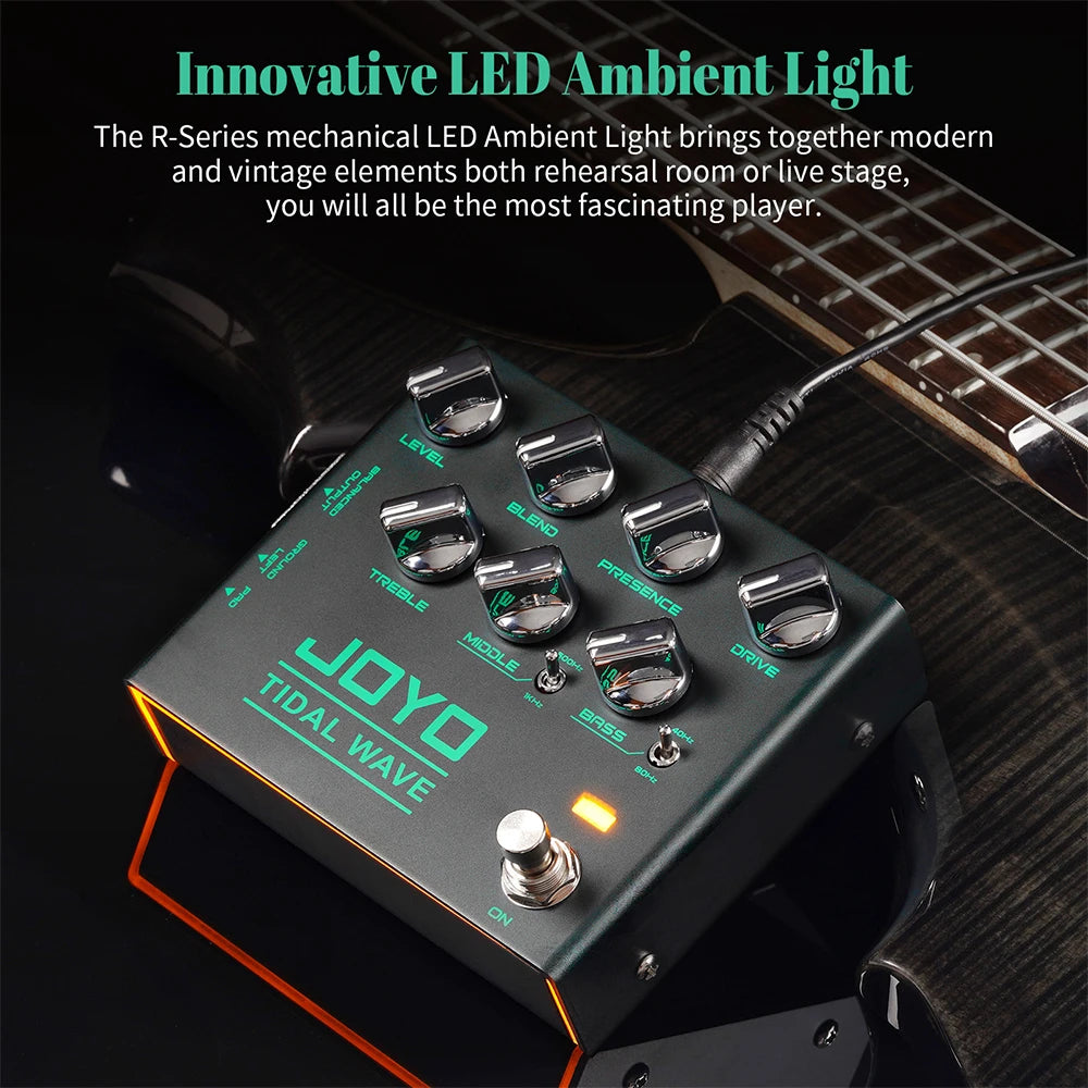 JOYO R-30 Tidal Wave Bass Preamp — 3-Band EQ Riot Pedal of the ‘90s Revival