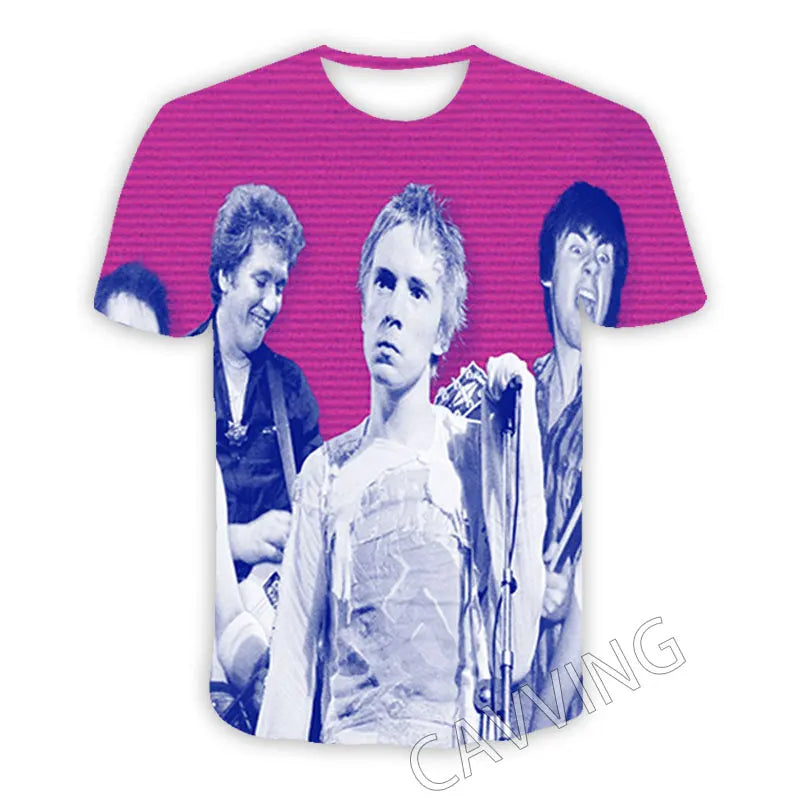 3D Printed Punk Rock Band Sex Pistols Casual T-shirts Hip Hop T Shirts Harajuku Styles Tops Clothing for Men/women - Premium  from Lizard Vigilante - Just $28.99! Shop now at Lizard Vigilante