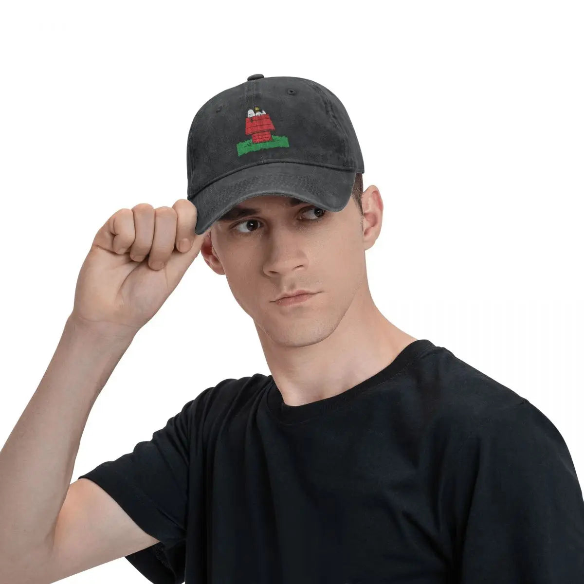 Retro Snoopy Peanuts Washed Baseball Cap – Street Style Unisex Dad Hat for Sun Protection & All-Season Comfort - Premium hat from Lizard Vigilante - Just $23.88! Shop now at Lizard Vigilante