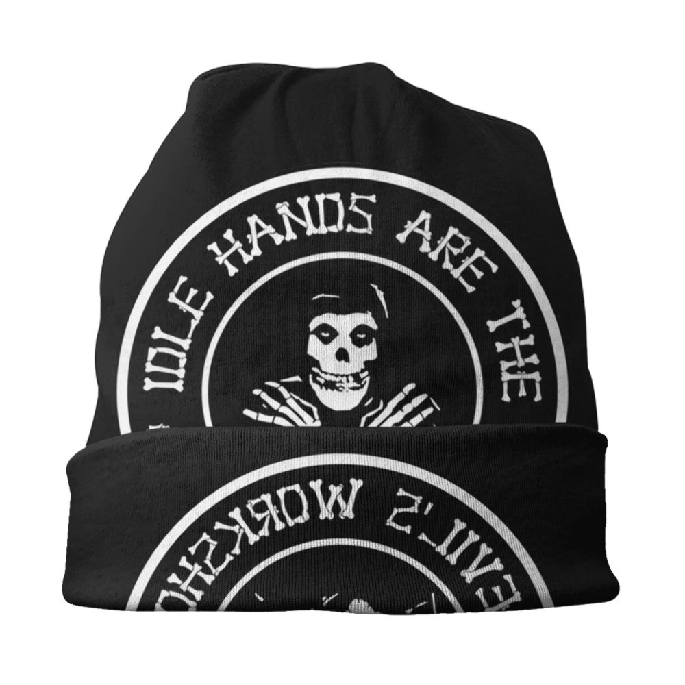 Misfits Horror Punk Rock Knit Beanie – Unisex Winter Skull Cap for Men & Women - Premium beanie from dsers - Just $19.99! Shop now at Lizard Vigilante