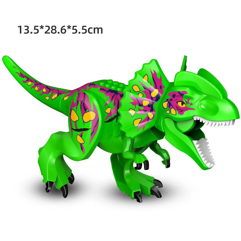 Dinosaurs Figures Bricks Building Blocks Velociraptor Jurassic Dino World Large T-Rex Triceratops Indominus Rex Toys For Kids - Premium toys from Lizard Vigilante - Just $1.99! Shop now at Lizard Vigilante